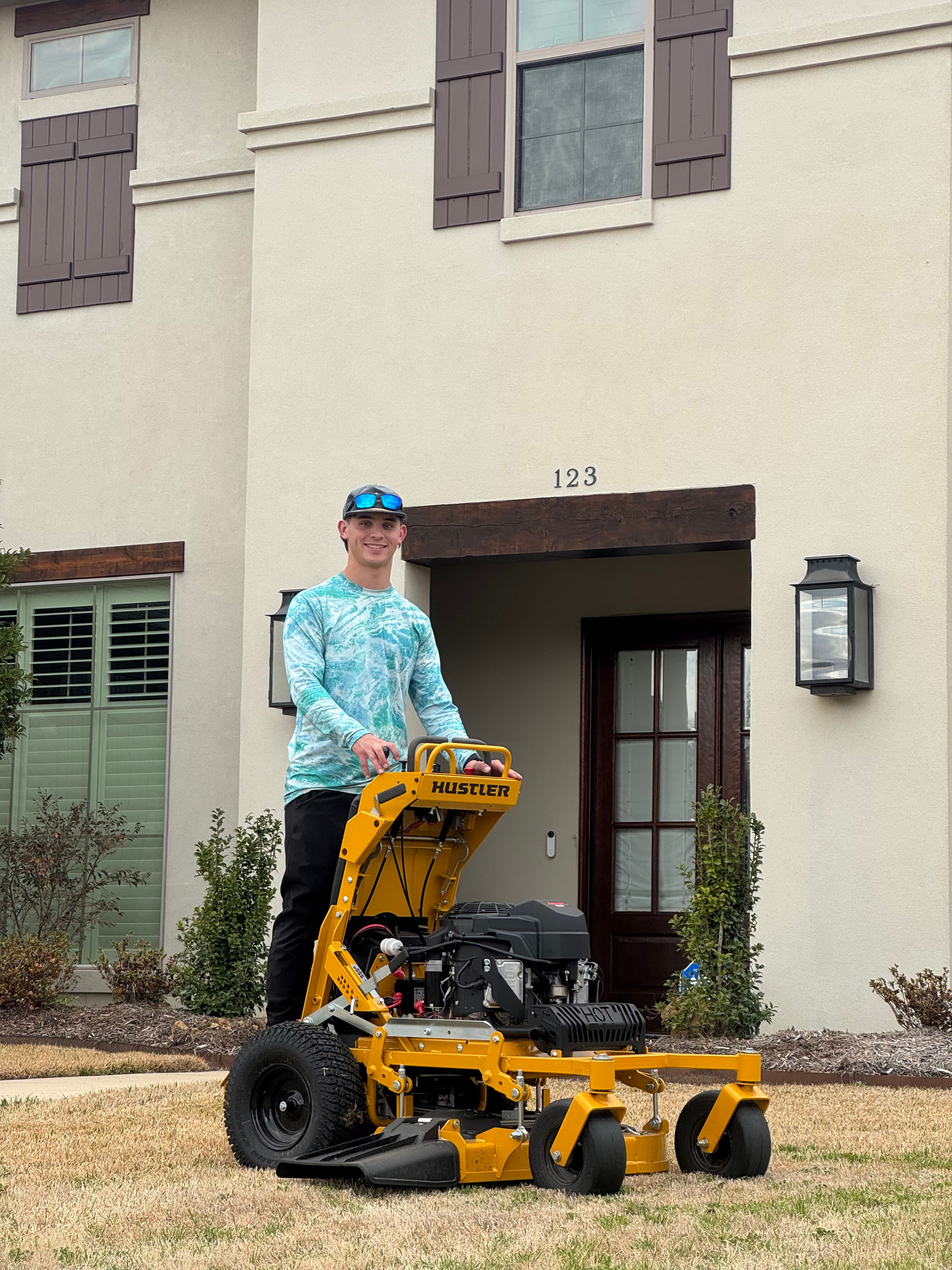 Brycen Barras, owner of Southern Bayou Lawn & Landscape