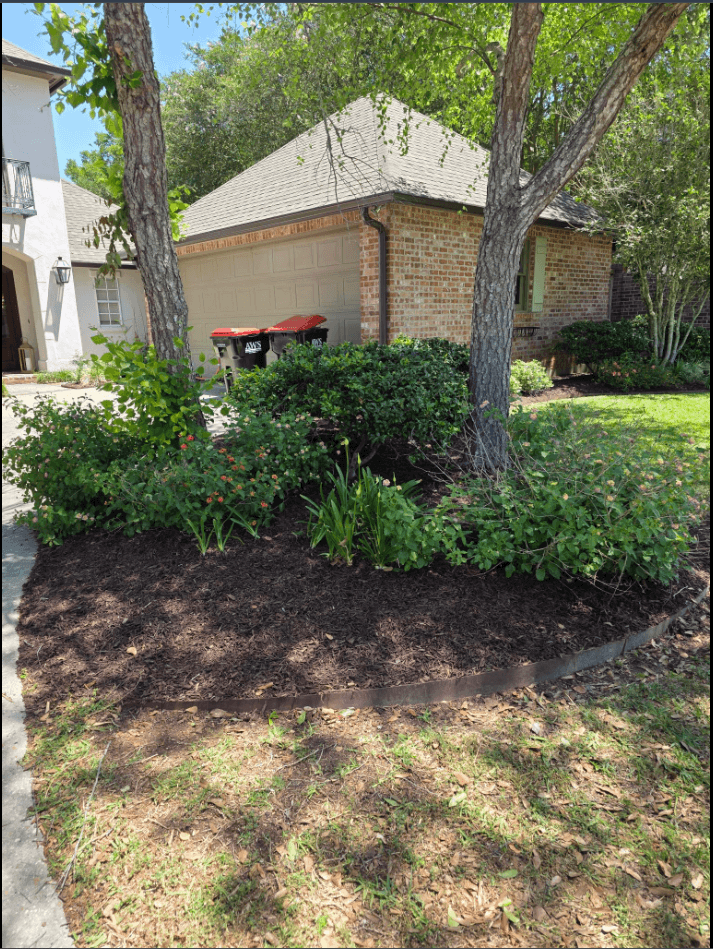 Landscaping flower garden Louisiana